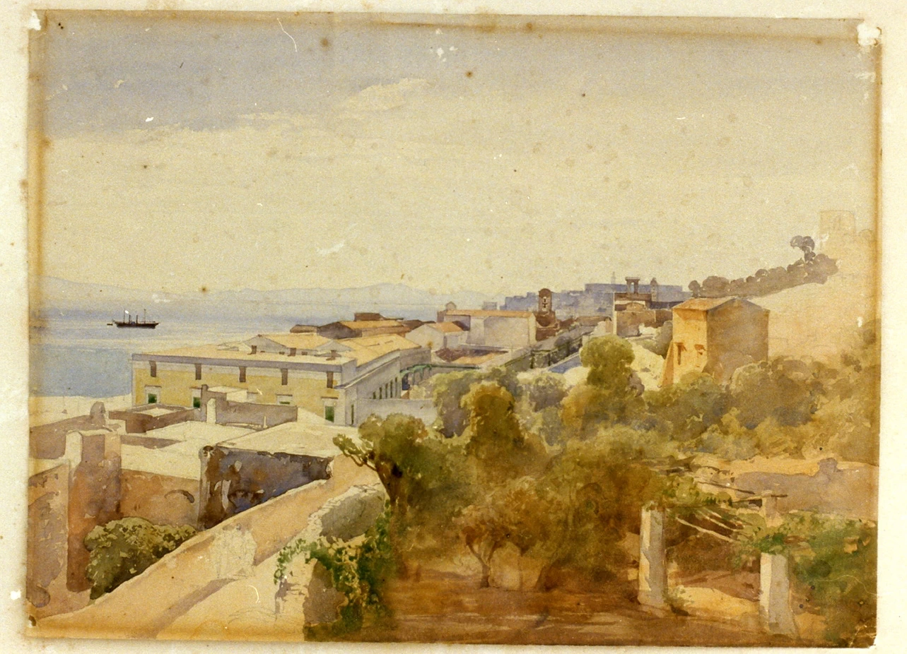 Veduta di Gaeta - Museo Nazionale di san Martino, Napoli